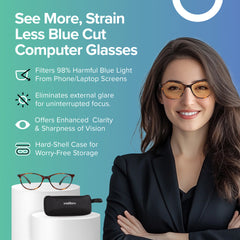 Intellilens Blue Light Blocking Glasses - Versatile pair for indoor and outdoor