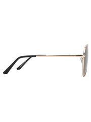 Intellilens Aviator UV Protection Sunglasses For Men & Women | Goggles for Men & Women (Gold) (60-20-145)