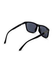 Intellilens Wayfarer Polarized & UV Protected Sunglasses For Men & Women | Goggles for Men & Women (Black) (57-16-146)
