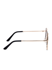 Intellilens Hexagonal UV Protection Polarized Sunglasses For Women | Goggles for Women (Gold) (60-18-145)