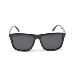 Intellilens Wayfarer Polarized & UV Protected Sunglasses For Men & Women | Goggles for Men & Women (Black) (57-16-146)