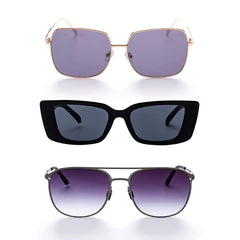 Intellilens Sunglasses Combo | UV Protected & Polarised Sunglasses For Men & Women | Premium Classic Range