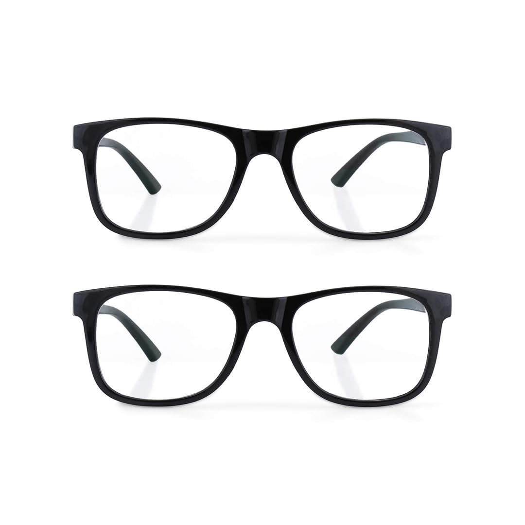 Intellilens Navigator Blue Cut Computer Glasses for Eye Protection | Unisex, UV ProtectionZero Power, Anti Glare & Blue Light Filter Glasses | Pack of 3