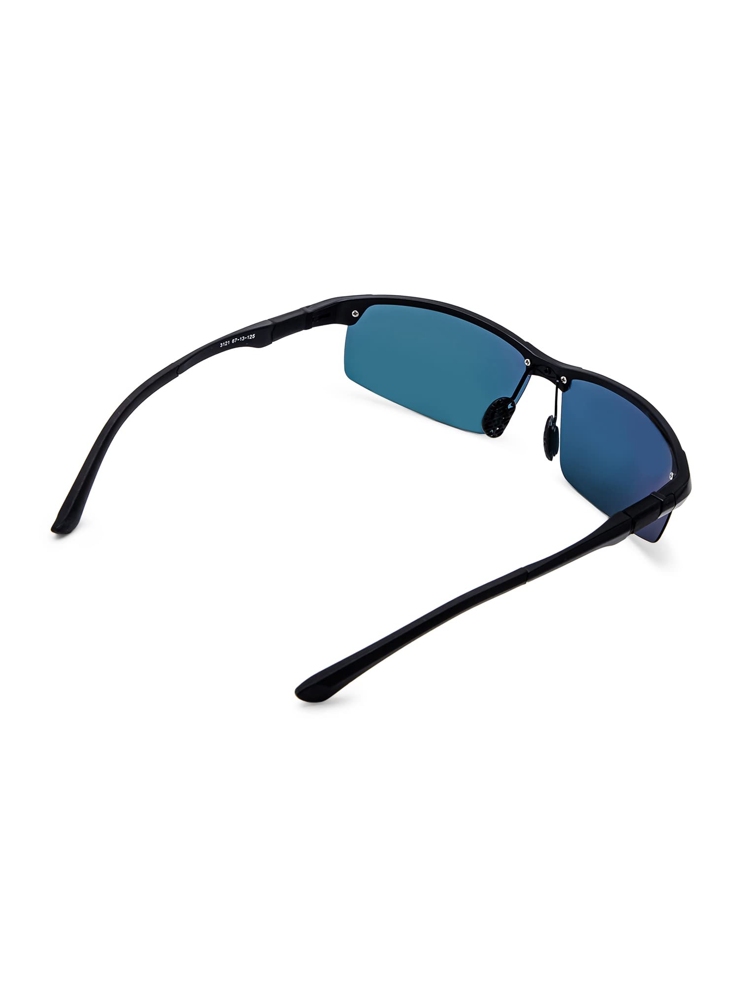Intellilens Sports Sunglasses For Men Black - Pack of 1