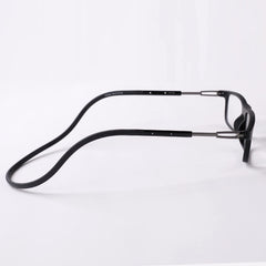 Intellilens Magnetic Reading Glasses For Men & Women For Near Vision | UV Protected | Foldable | Anti Reflection | Lightweight & Portable | Power (+1.50) | Black