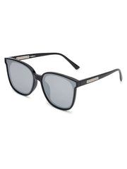 Intellilens Cat Eye UV Protection Sunglasses For Women | Goggles for Women | Oversized Sunglasses | (Black) (64-22-148)