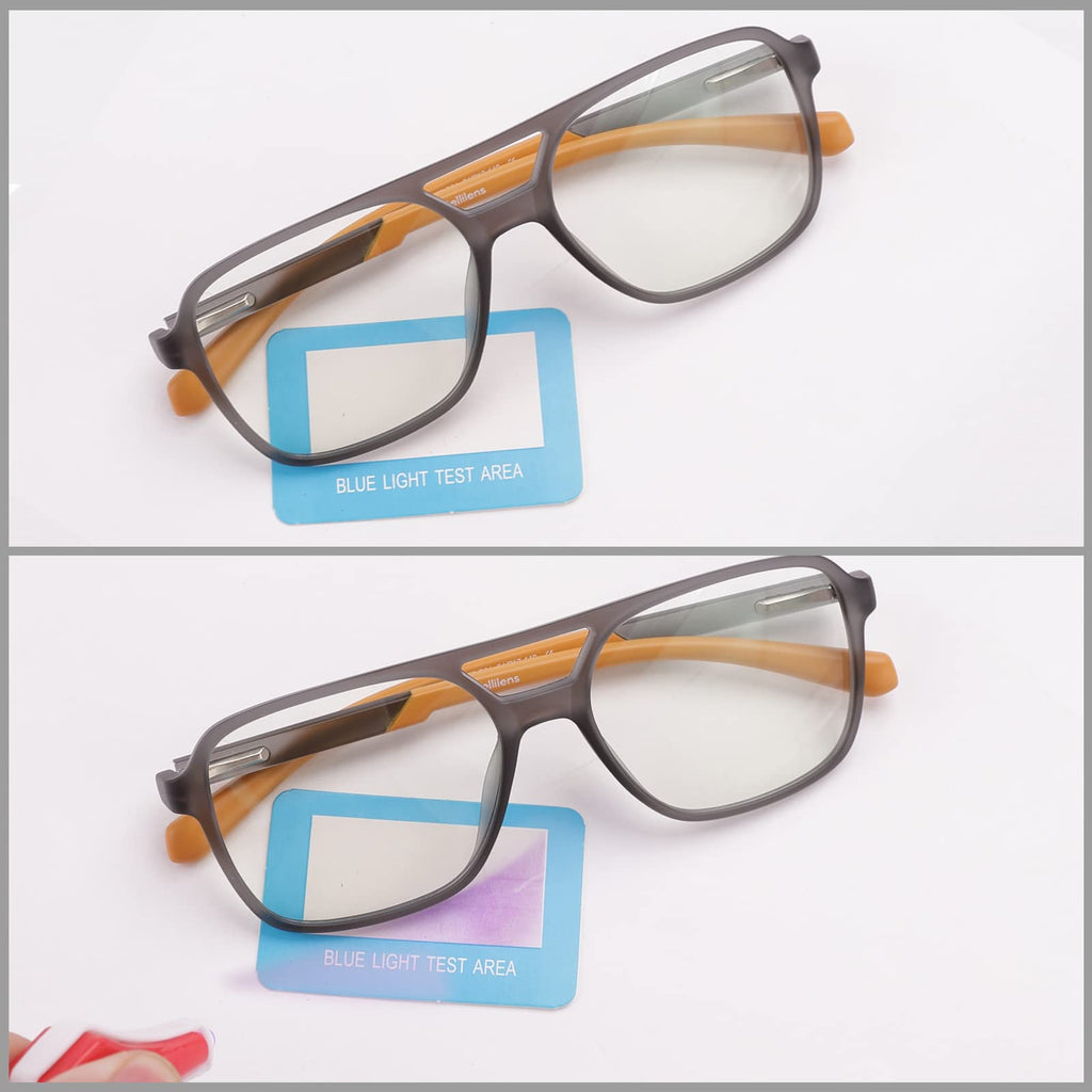 Intellilens Pilot Blue Cut Computer Glasses For Eye Protection | Zero ...