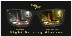 Intellilens Night Driving HD Polarized Sunglasses for Men and Women | Night Rider Glasses for Driving Car Riding Bike | Anti Glare 100% UV Protection (Green, Square)