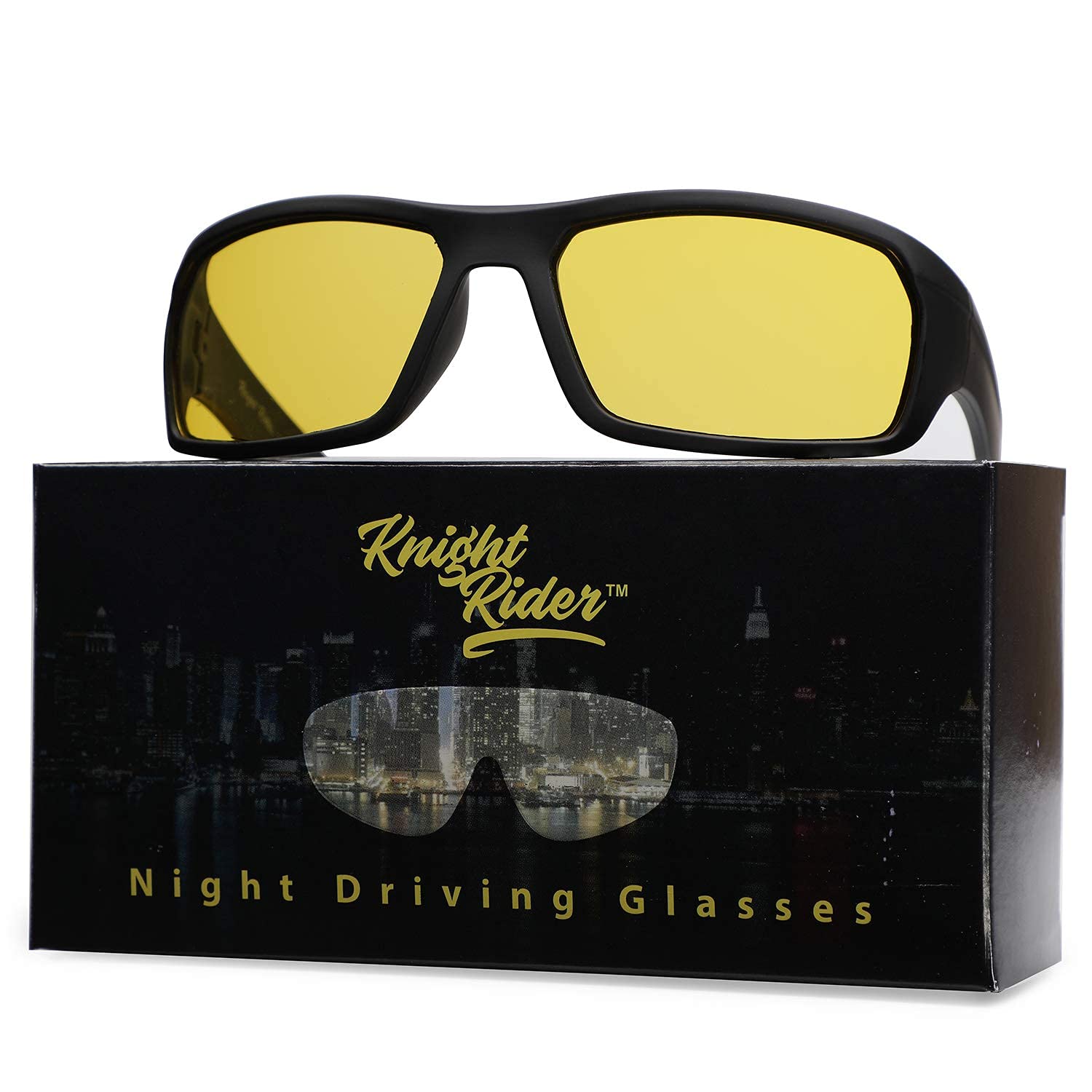 Polarized Tac HD Night Vision Glasses for Men Driving Sports Aviator  sunglasses